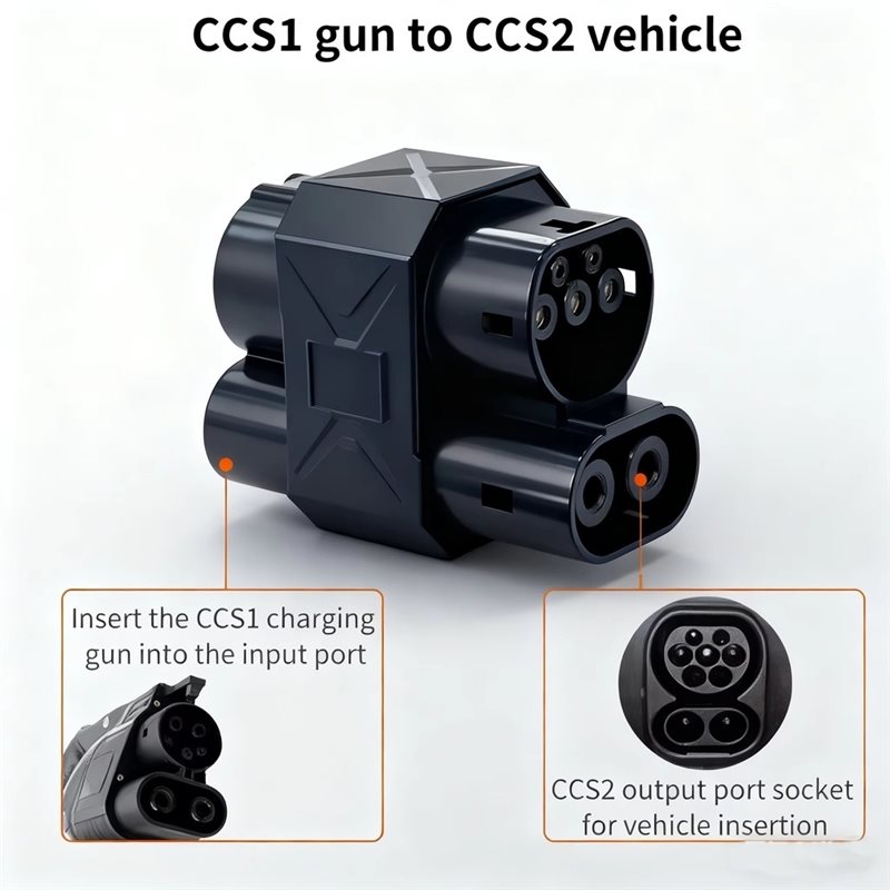 Adattatore di ricarica rapida  - Ccs2 To Ccs1 Fast Charge Adapter 250Kw recensione e prezzo